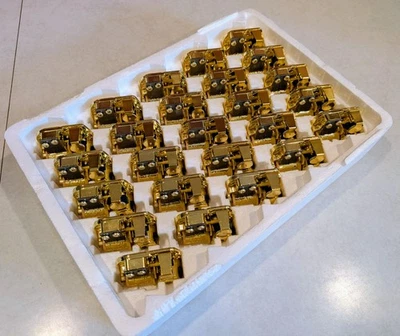 SANKYO Gold Music Box Musical Movements BULK 25 pc Wind Up With Keys 10+ Songs DIY Gift