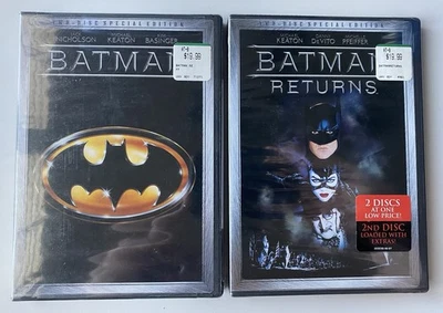 SEALED Batman & Batman Returns: Special Edition (DVD) Michael Keaton - Image 1 of 2