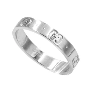 Anillo GUCCI Icon 20 750Wg Talla Mujer Accesorios D3459 - Imagen 1 de 6