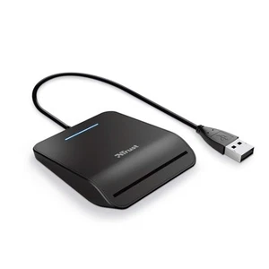 Trust First DNI-Kartenleser USB FIPS 201 - 100 cm Kabel, schwarz - Afbeelding 1 van 3