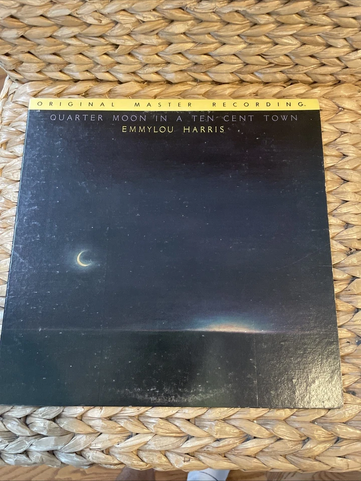 EMMYLOU HARRIS - Quarter Moon In A Ten Cent Town -MFSL ORIGINAL MASTER-Vinyl LP Foto 1 de 4