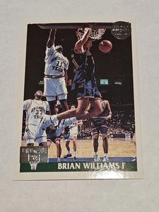 1991-92 Front Row Update Silver Brian Williams #57 Rookie RC - Picture 1 of 2