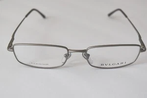 Bvlgari Authentic Small Titanium Optical Gunmetal 191-T 425 53-17-135 Eyeglasses - Picture 1 of 6