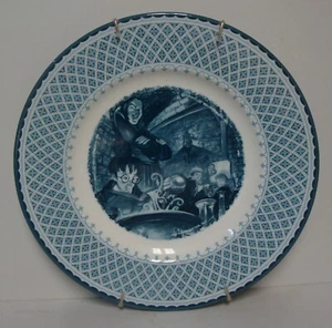 Johnson Brothers Harry Potter (traditionell blau) Salatteller auf Aufhänger UNVOLLKOMMEN - Bild 1 von 3