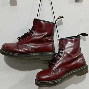Botas Militares Dr Martens de Mujer Color Burdeos Número 38-A - Imagen 1 de 4