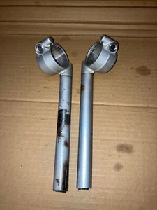 Honda CBR400 NC29 pair OEM clip ons RHS LHS - 100% straight - with internals - Picture 1 of 2