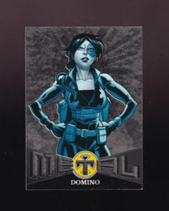 Marvel Metal Fleer X-Men Blasters 2018 MB35 Domino - Picture 1 of 2