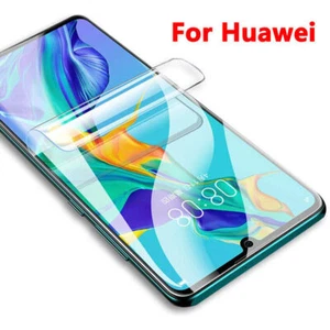 Screen Protector For Huawei P30 Pro P20 nova 5T P40 Full Cover Hydrogel Film - Picture 1 of 8