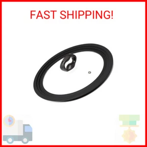 Ecolution Universal Lid for Pots and Pans, Fits 9.5-Inch to 12-Inch Cookware, Te - Picture 1 of 2