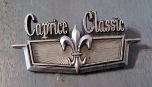 Chevy Caprice Classic Car Emblem Sliver 4x1.75 1971-76 - Picture 1 of 2