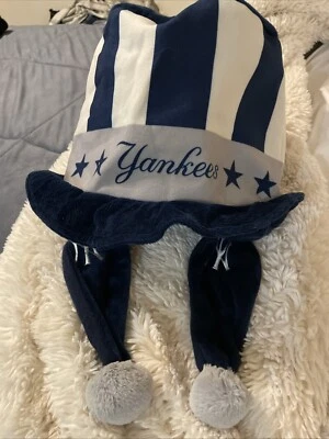 NEW! Forever Collectibles New York Yankees MLB Plush Uncle Sam Dangle Hat  OSFM - Image 1 of 4