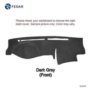 Dark Grey Dash Cover Pad Dashboard Mat For 1985-1993 Cadillac Deville - Picture 1 of 3