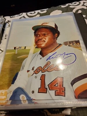 Orioles Lee May Autographed Color Photo. Coa - Image 1 of 2