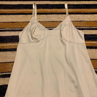 Camisola branca vintage lingerie Sears renda cetim escorregadio romântico delicado - Imagem 1 de 4