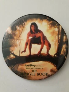 Vintage Promotional Movie Merchandise Disney Pinback Button The Jungle Book 1994 - Picture 1 of 4