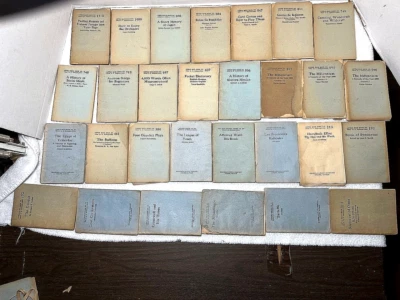 29 LITTLE BLUE BOOKS E Haldeman Julius 1920s~30s Antique List In Description LOT - Image 1 of 4