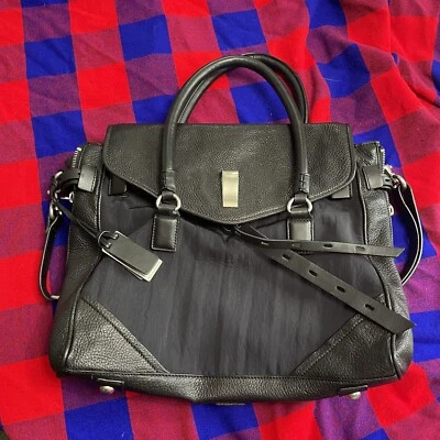 Joy Gryson Saskia 混合媒体黑色钱包手提包 — 第 1/4 张图片