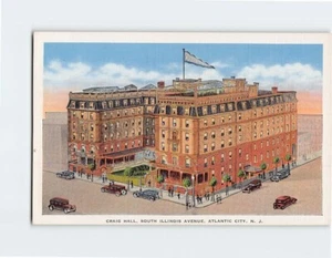 Postcard Craig Hall, Atlantic City, New Jersey - Picture 1 of 2