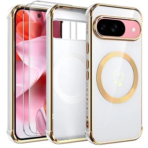 Coque pour Google Pixel 9 Pro/Google Pixel 9avec 2 Protecteurs d'écranRésista... - Photo 1 sur 7