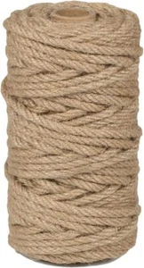 Perkhomy Jutegarn Seil 4 mm 120 Fuß Naturgarn für Bastelprojekte Katzenkratzer - Bild 1 von 2