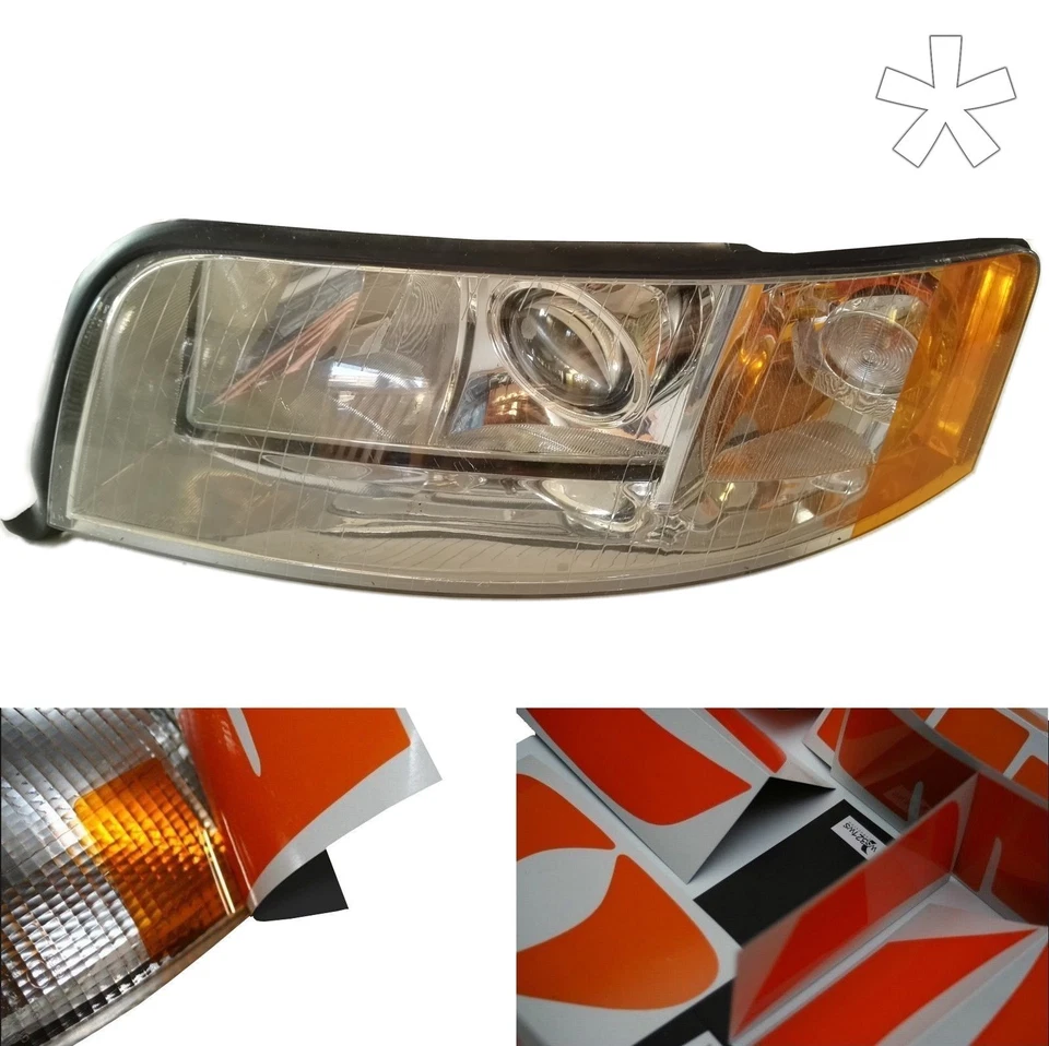 US - Design - Folie für Scheinwerfer Blinker Audi A6 C5 4B sidemarker style - Bild 1 von 3