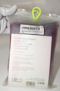 NEUF serviette à cheveux Aquis (Lisse, gaufre, plus saine, options épurateur disponibles)