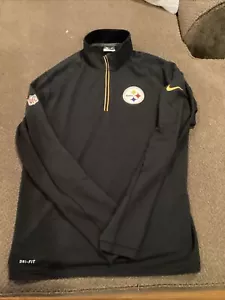 Pittsburgh Steelers Nike On Field Lightweight Quarter Zip Herren L Top Zustand - Bild 1 von 4