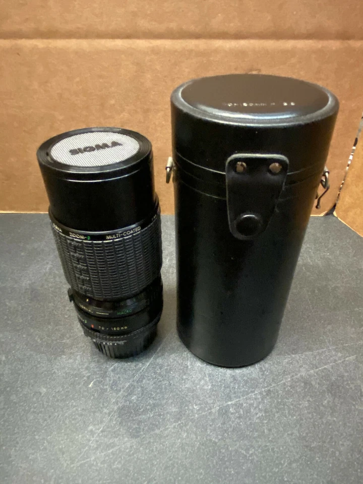 Lente zoom Sigma 70-150 mm para Pentax-K! ¡Hecho en Japón! COMO ESTÁ - ¡apertura pegajosa! Foto 1 de 4