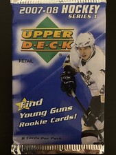 2007-08 UPPER DECK SERIES 1 HOCKEY PACK SEALED CAREY PRICE/PATRICK KANE YG?
