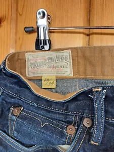 Rising Sun & Co Size 28x28 Selvedge Denim Mens Jeans LA Made in USA Rare - Picture 1 of 10
