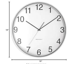 NUEVO Reloj de Pared Union & Scale UN57810 Essentials, Aluminio - Imagen 1 de 6