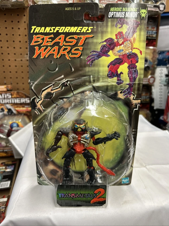 Transformers Beast Wars Transmetals 2 Optimus Minor Hasbro 1998