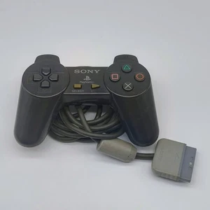 CONTROLLER PS1 PLAYSTATION 1 NERO - ORIGINALE TESTATO - Picture 1 of 5