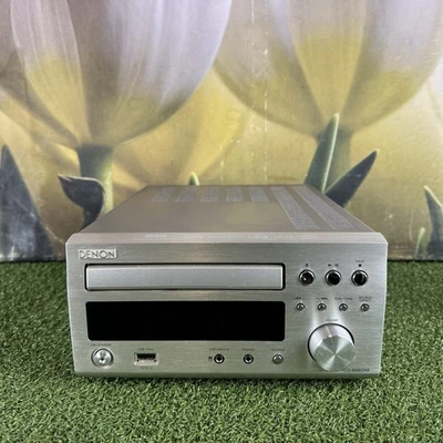 Denon RCD-M38DAB CD Receiver Amplifier CD/MP3/USB/DAB/FM/AM Silver Unit Only  - Image 1 of 4
