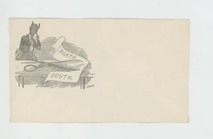 Mr Fancy Cancel Civil War Patriotic C-D-41 North South Devil Cvr #545 - Picture 1 of 1