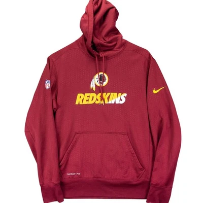 Sudadera con capucha roja Nike NFL Washington Redskins para hombre M Commanders ajuste térmico Foto 1 de 4