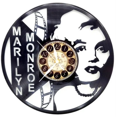 Marilyn Monroe | Vinyl Record Clock | Wall Art | Unique Gift | FREE SHIPPING - Image 1 of 3