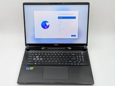 MSI Raider GE78HX 13VI-079US 17" I9-13980HX 2TB 32GB W11P RTX 4090 RGB 240Hz - Image 1 of 4