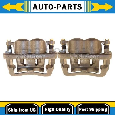 Pair Front Left Right Brake Calipers Fits 2005 Ford F-350 Super Duty - Image 1 of 4