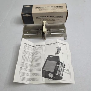 Vintage Sawyer’s Stack Loader No 6271 for 2x2 Slide Projectors With Box & Manual - Picture 1 of 10