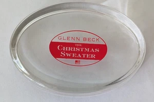 Glenn Beck The Christmas Sweater Promo Glas Briefbeschwerer mit Box 2008 - Bild 1 von 5
