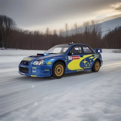 1/12 Subaru Impreza S9 - Rally of Wales -  Solberg - 2003 - 1/12- Otto - G092 - Image 1 of 4