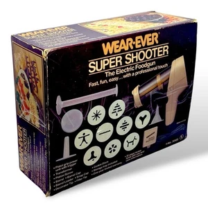 Wear-Ever Super Shooter 70123 The Electric Food Cookie Press Complete New - Picture 1 of 6