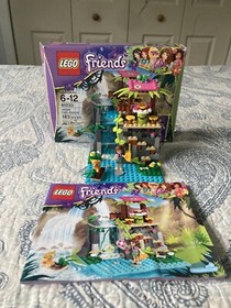 Lego Friends 41033 Jungle Falls Rescue Complete Set With Instructions And Box