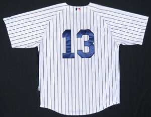 NWOT Alex Rodriguez New York Yankees Majestic Authentic Cool Base #13 Jersey 52