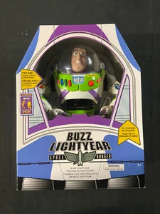 BUZZ LIGHTYEAR SPACE RANGER TOY STORY TALKING 12 INCH FIGURE MIB - Picture 1 of 4