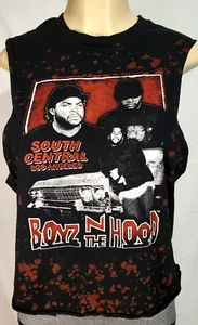 Camiseta negra con mangas de tanque Boyz N The Hood(TM) estampada torso camisa muscular talla M - Imagen 1 de 6