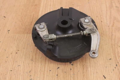 1983 YAMAHA YZ490 Front Brake Plate w/ New Shoes - Image 1 of 4