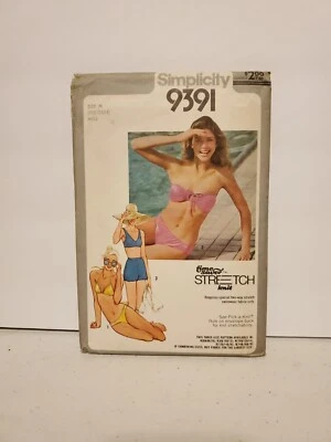 Simplicity Pattern 9391 Misses Two-Piece Bathing Suit & Bikini Size 10&12&14 N - Image 1 of 3