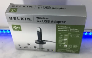 Adaptateur USB sans fil G Belkin G+ Adaptateur USB GRATUIT UK P&P #234 - Photo 1/4